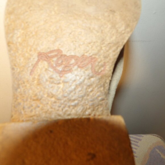 Roper Made In Spain Genuine Suede Two Tone Boots Mens Sz 8 - Picture 9 of 10